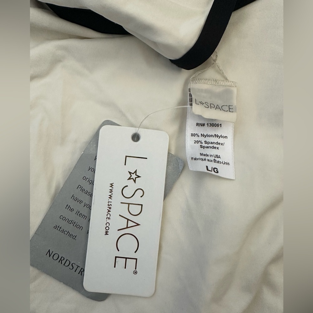 L*Space Ebony White and Black One Piece - Picture 5 of 6